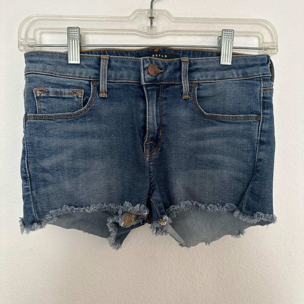 DSTLD Women's Blue Jean Shorts